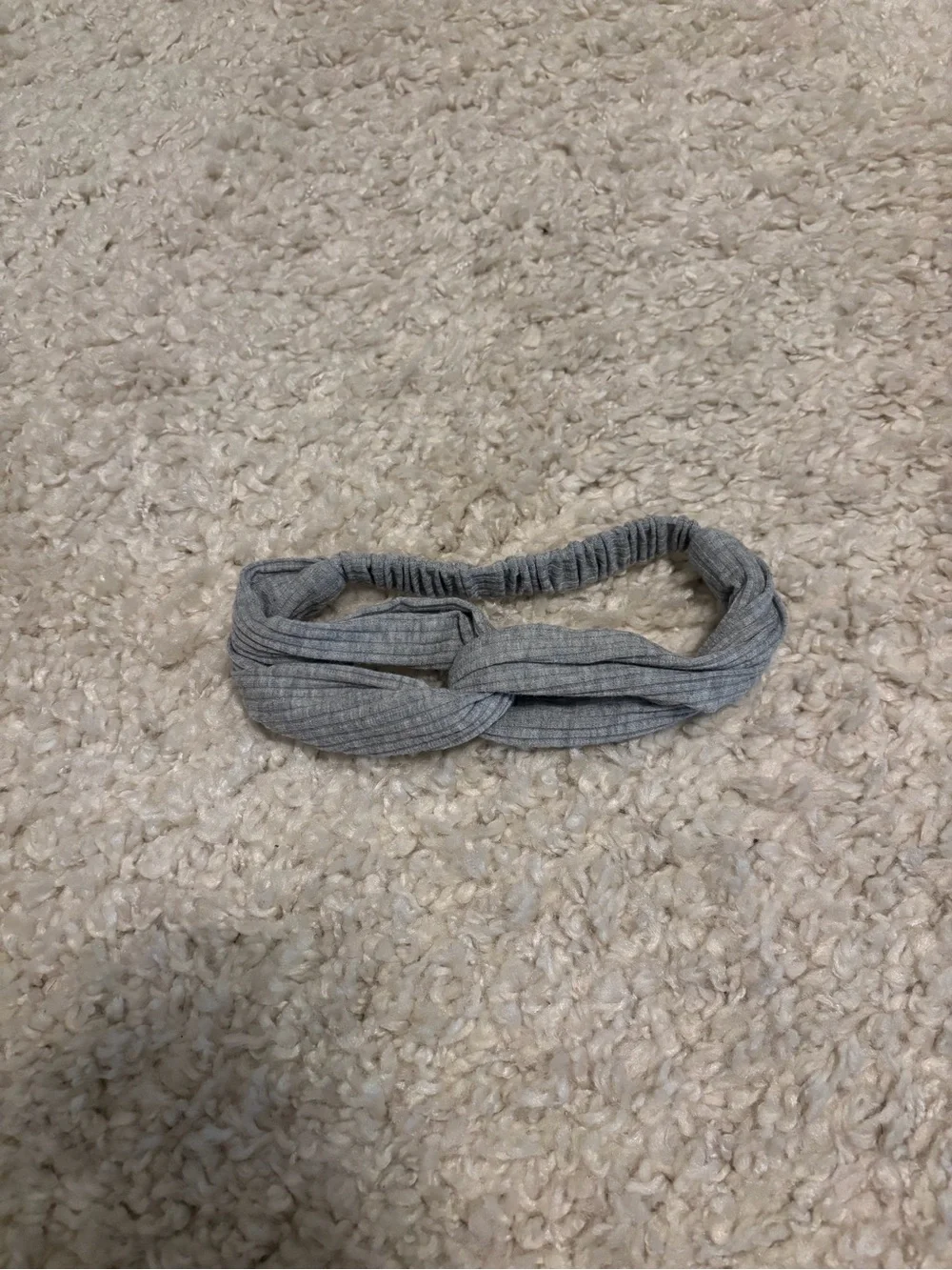 Gray Knotted Headband